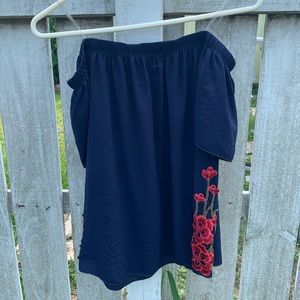 Off the shoulder shirt